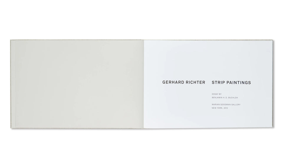 Gerhard Richter: STRIP PAINTINGS