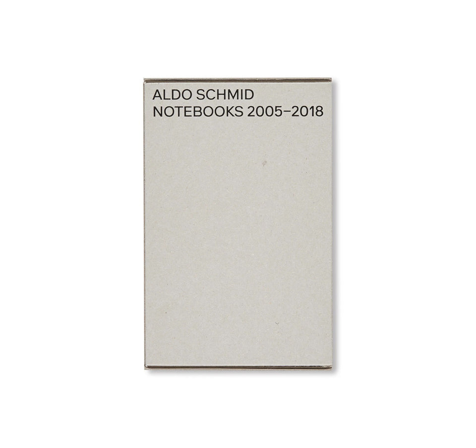 Aldo Schmid: NOTEBOOKS